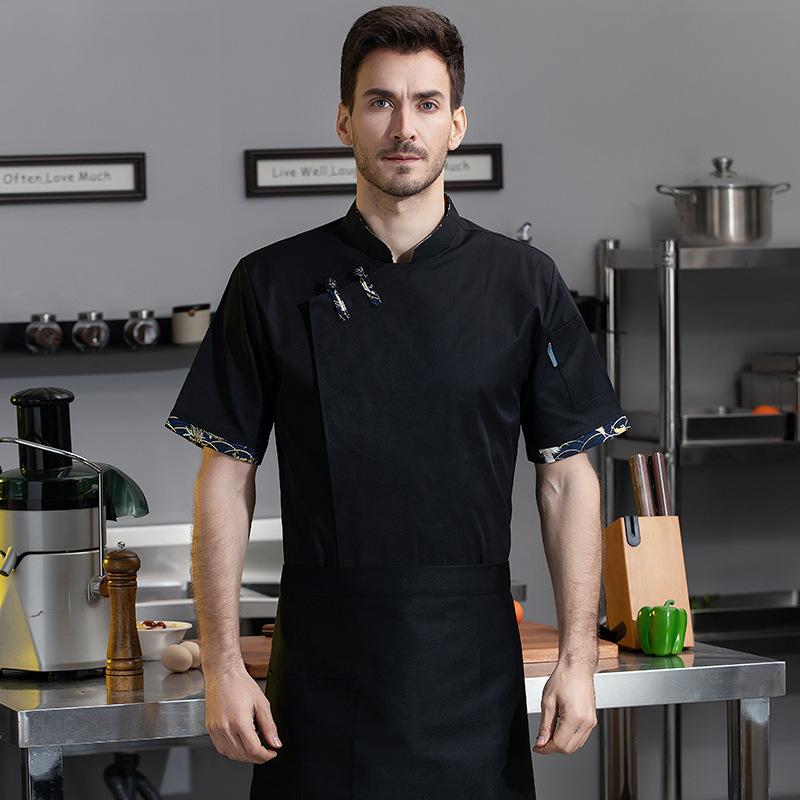 Embroidery Kitchen - Летняя дышащая униформа для поваров с