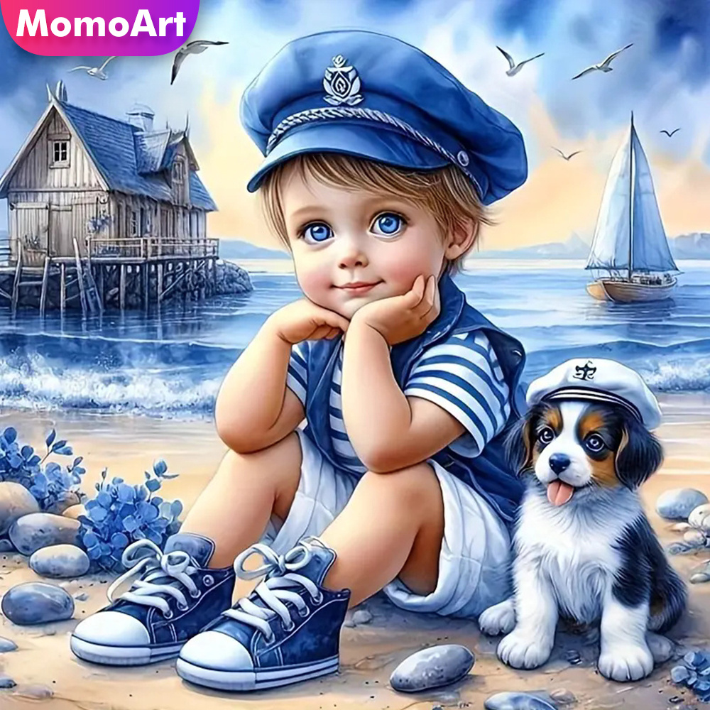 Embroidery Room - Momoart полная алмазная живопись ребенок мальчик