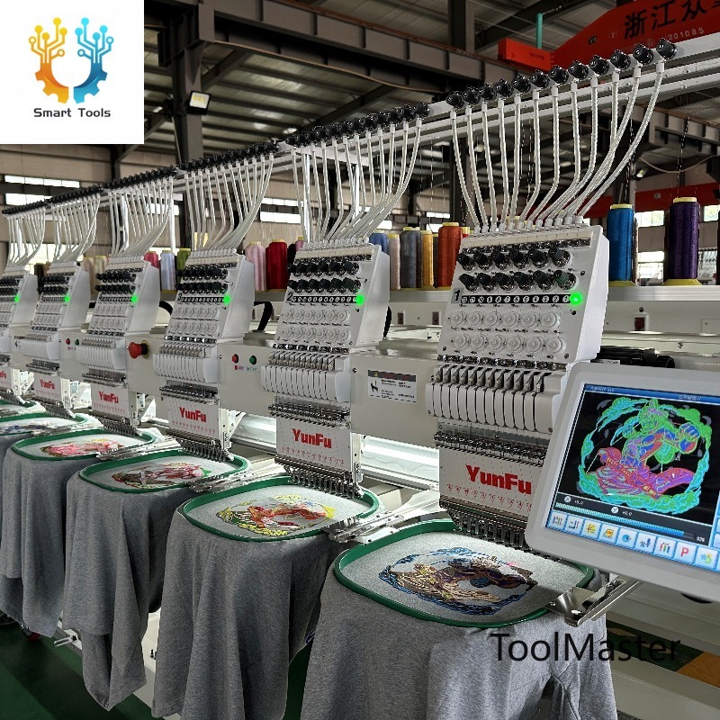 Embroidery Machines - Высокоскоростная 6-головочная вышивальная машина YUNFU 2026