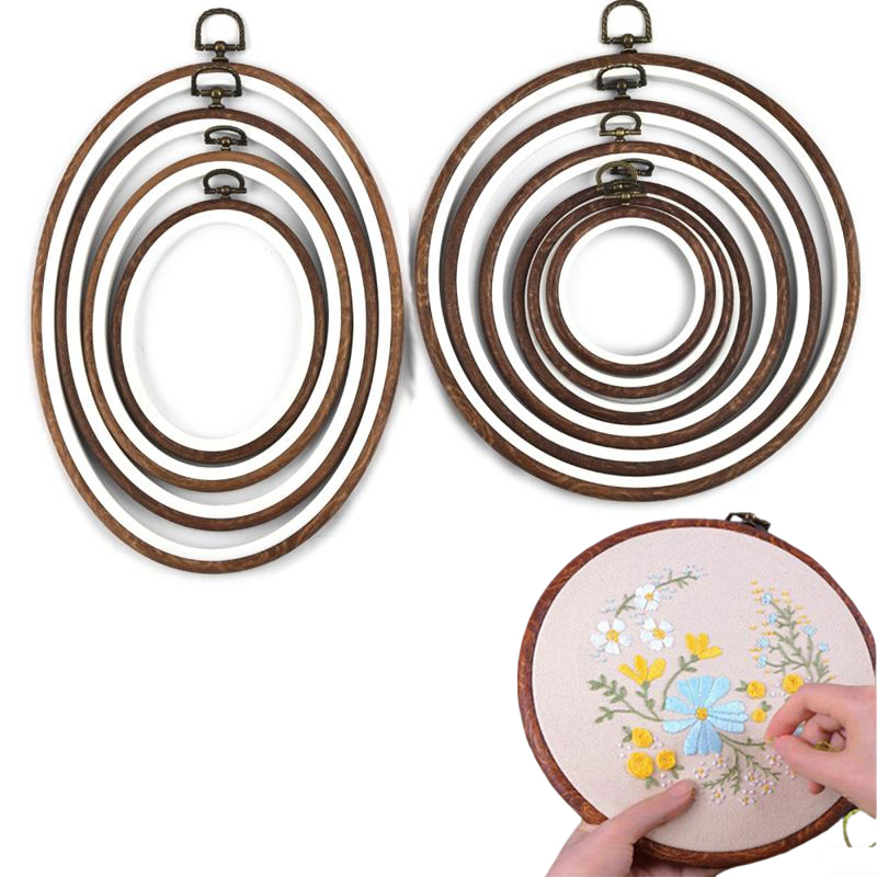 Embroidery Kit Set - 10 шт. швейный инструмент, круглые овальные