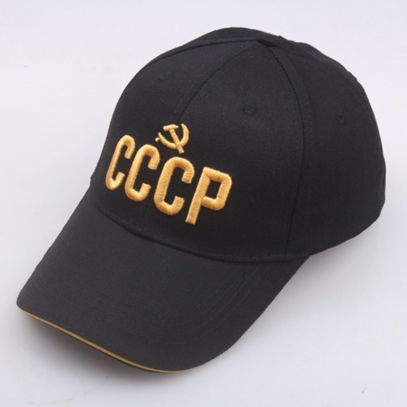 Embroidery Letter - Бейсбольная кепка с гербом России, хлопковая