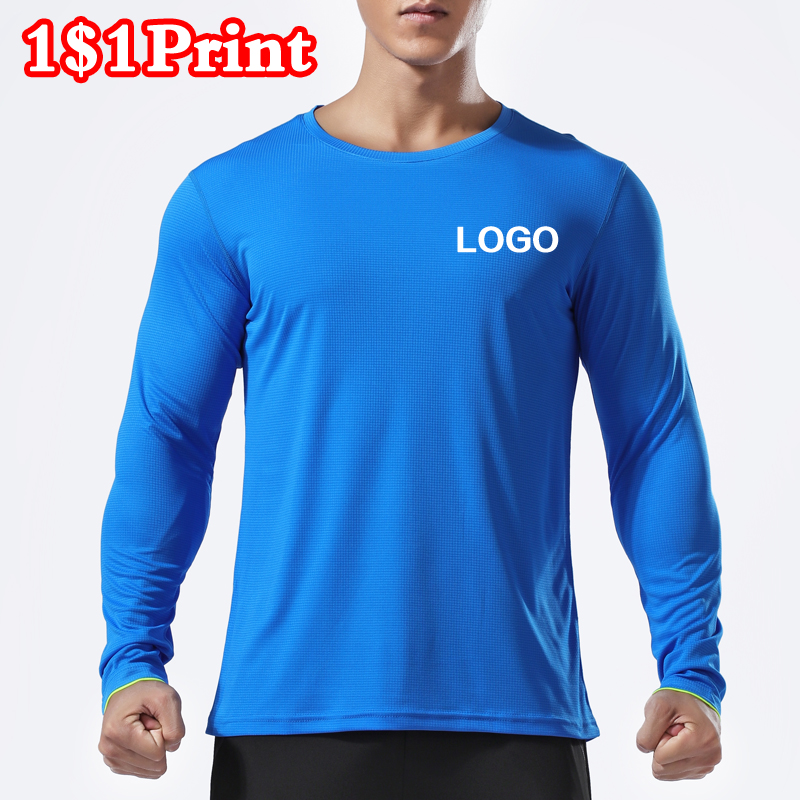 Embroidery Logo - Спортивная быстросохнущая футболка с длинными рукавами