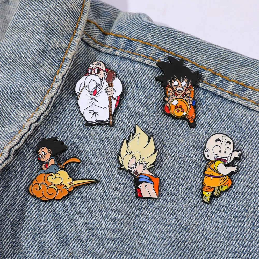 Embroidery Textile - 5 шт. классических популярных аниме-брошей ​
