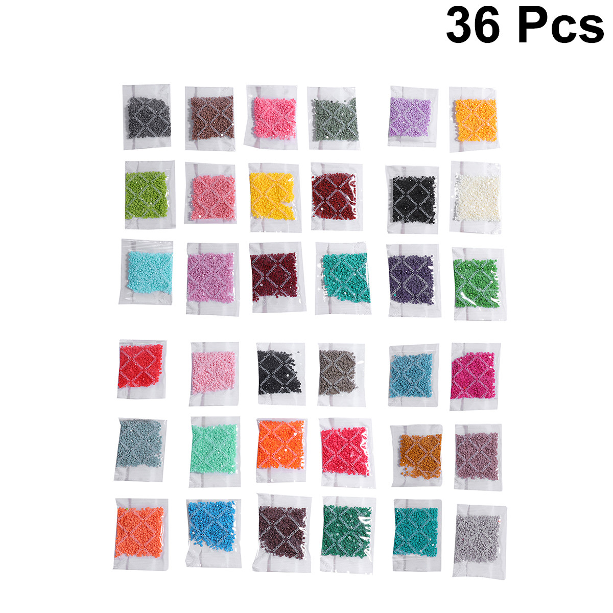 Embroidery Kit Set - Набор из 36 круглых страз из
