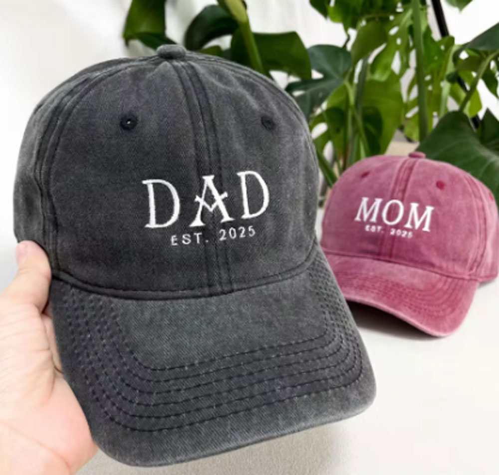 Embroidery Logo - Персонализированные бейсболки с вышивкой букв, подарок