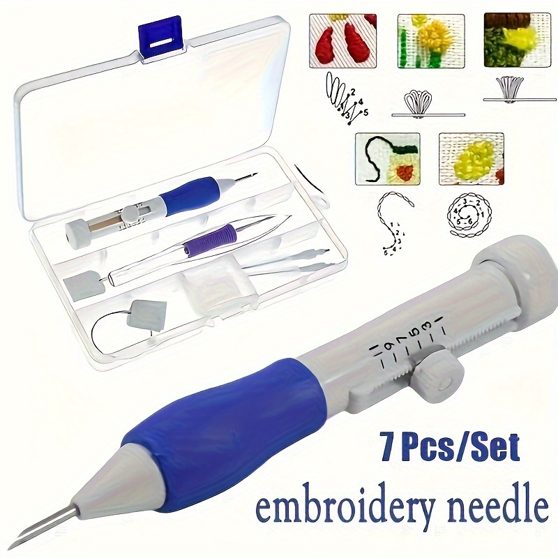 Embroidery Kit Set - 7-компонентный набор швейных инструментов для вышивания