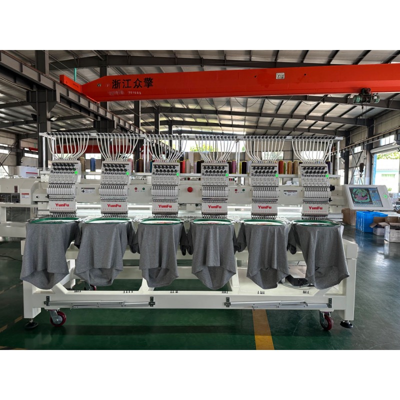 Высокоскоростная 6-головочная  – обзор и цена Embroidery Machines