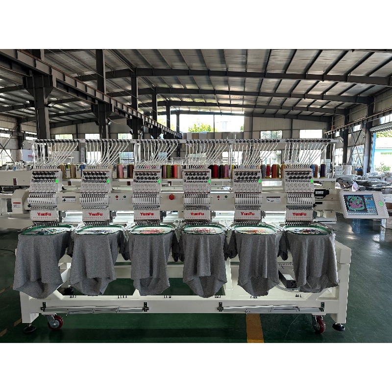Высокоскоростная 6-головочная  – обзор и цена Embroidery Machines