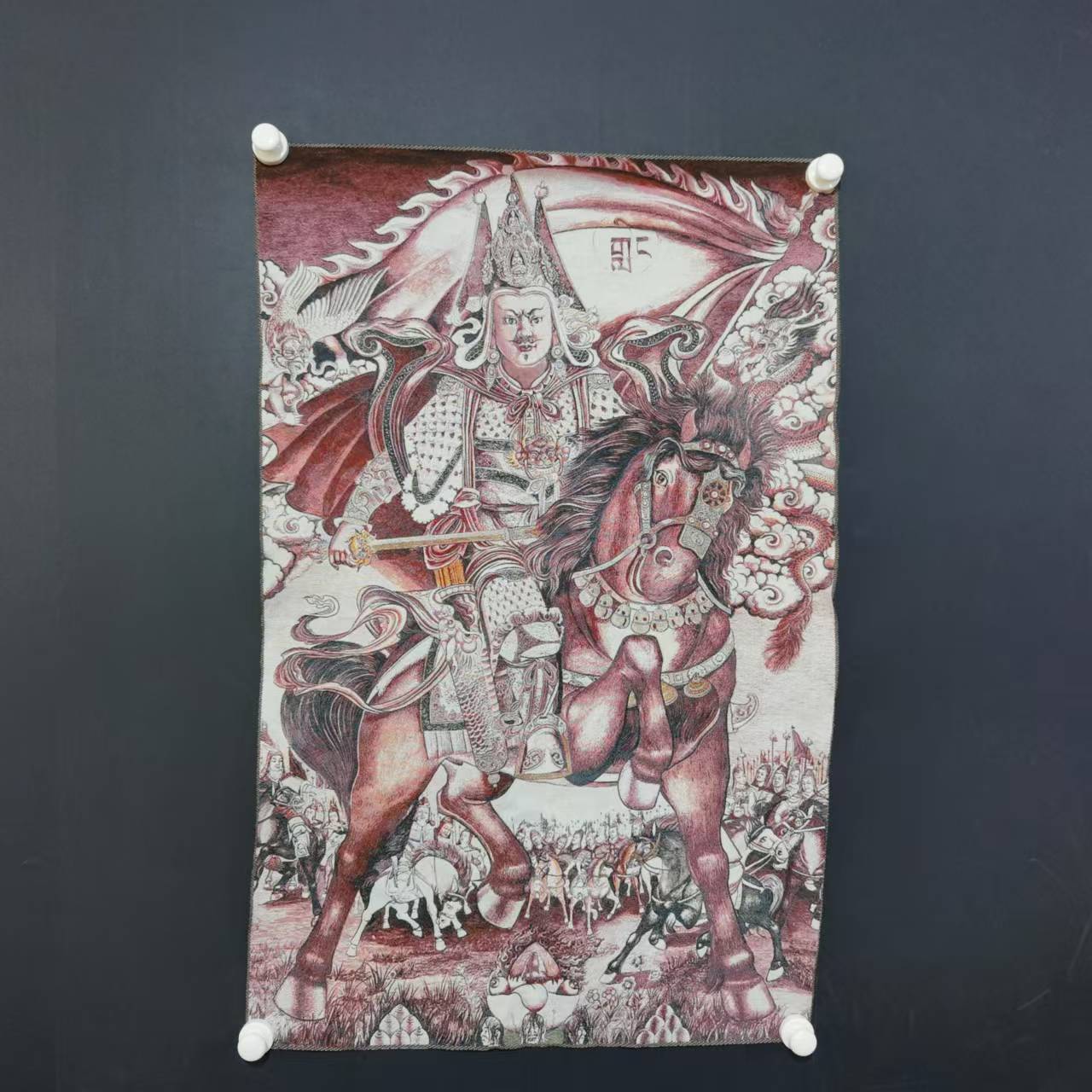 35-дюймовая тибетская танка с  – обзор и цена Embroidery Horse
