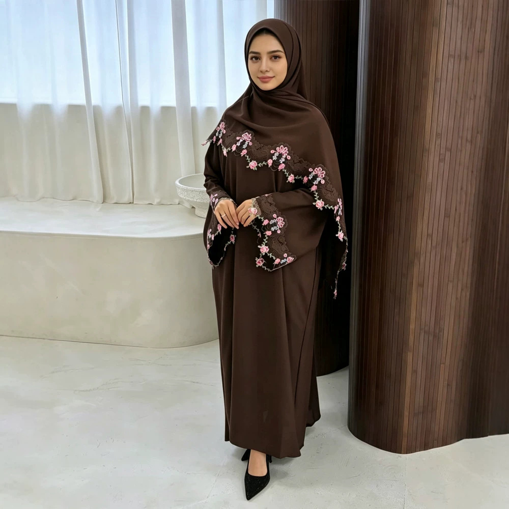 Праздничное платье для женщин: – обзор и цена Embroidery Hijab