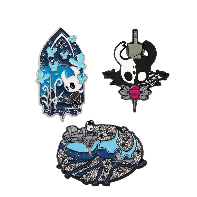 Значки-броши Hollow Knight из  – обзор и цена Embroidery Textile