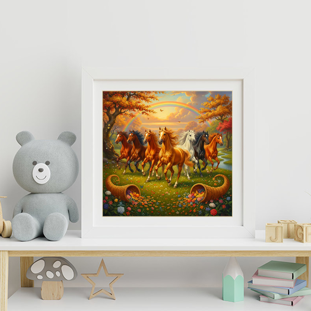 Алмазная вышивка Evershine: Ка – обзор и цена Embroidery Horse