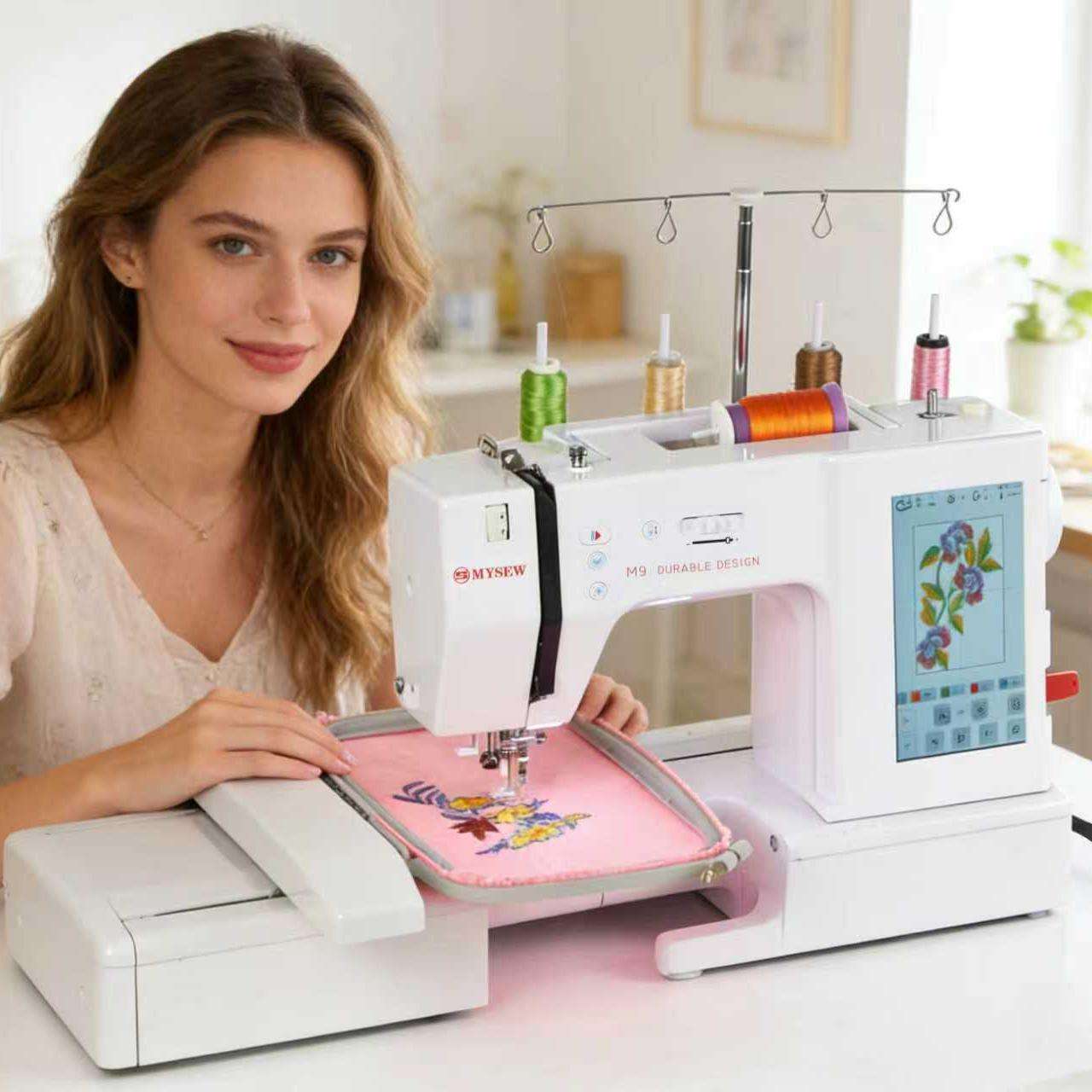 Вышивальная машина MYSEW M9: н – обзор и цена Embroidery Machines